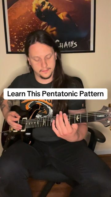 Very Helpful Pentatonic Run #guitar #guitarlesson #guitartips #prs #guitartok