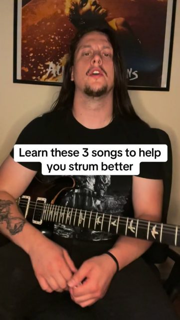 Songs to get that right hand moving!! #guitar #guitartips #learnguitar #guitarlesson #guitarist