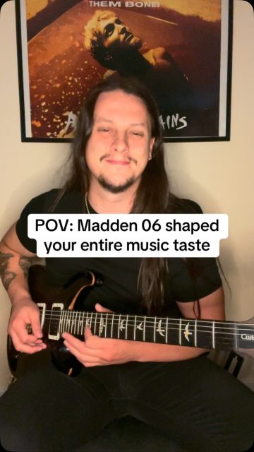 Soundtrack is goated. #guitar #bulletformyvalantine #madden #nostalgia #metal